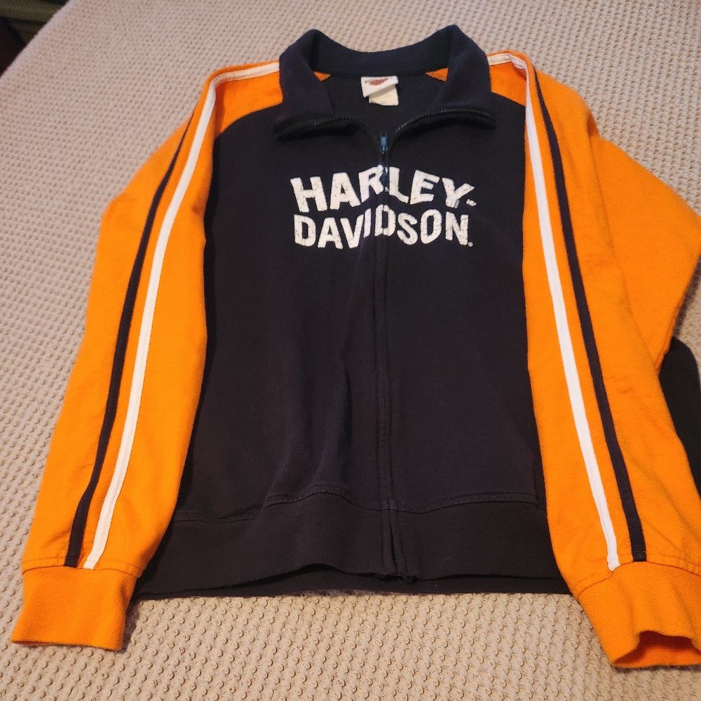 Harley Davidson zip up sweatshirt